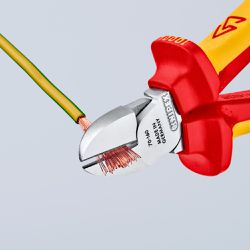Alicate de Corte Diagonal Isolado 6.1/2'' (70 06 160) - Knipex