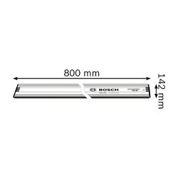 Trilho Guia Bosch FS 800 para Serra circular GKS 65 GCE