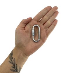 Kit Mosquetão Com Rosca 4,76mm - 3/16'' - 9,0002 (Com 10 Unidades) - Nord