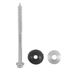 Kit Parafuso Telheiro 5/16'' Com Arruela Metálica e PVC 42,0001 (Com 50 Unidades) - Nord