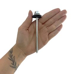 Kit Parafuso Telheiro 5/16'' Com Arruela Metálica e PVC 42,0001 (Com 50 Unidades) - Nord
