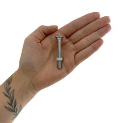 Kit Parafuso Francês Com Porca 1/4'' x 2'' - 53,0005 (Com 50 Unidades) - Nord