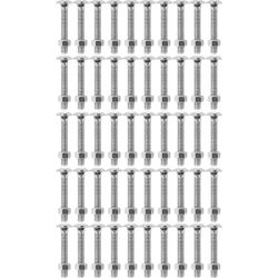 Kit Parafuso Francês Com Porca 5/16'' x 1'' - 53,0010 (Com 50 Unidades) - Nord