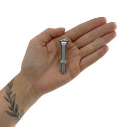 Kit Parafuso Francês Com Porca 5/16'' x 2'' - 53,0012 (Com 25 Unidades) - Nord