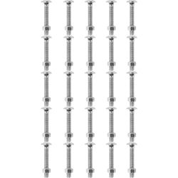 Kit Parafuso Francês Com Porca 5/16'' x 5'' - 53,0016 (Com 25 Unidades) - Nord