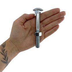 Kit Parafuso Francês Com Porca 1/2'' x 4'' - 53,0033 (Com 10 Unidades) - Nord