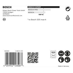 Broca para concreto Bosch EXPERT SDS Max-8X Diâmetro22 x 400 x 520 mm