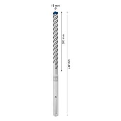 Broca para concreto Bosch EXPERT SDS Max-8X Diâmetro18 x 200 x 340 mm