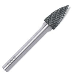 Lima Rotativa Árvore Pontiaguda em Metal Duro 10mm (45,0049) - Rocast