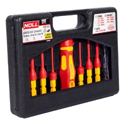 Jogo de Chaves VDE - 1000V Com 9 Peças (625,0001) - Noll