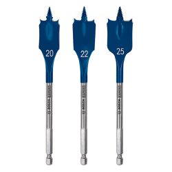 Jogo com 3 Brocas Bosch EXPERT Self Cut Speed 20-25mm x 152mm