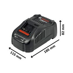 Kit Carregador Rápido 127V e 2 Baterias Procore 18V - 8,0AH (GAL 1800 CV) - Bosch