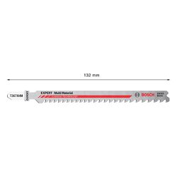 Lâmina de serra tico tico Bosch EXPERT Multimaterial T367XHM, 2 lâminas