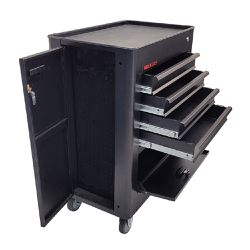 Carrinho P/ Ferramenta C/ 4 Gavetas Preto (20152005) - Gedore RED