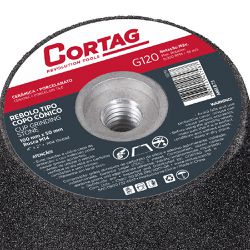 Rebolo Cônico Tipo Copo G-120 / 100mm (61750) - Cortag