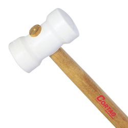 Martelo de Borracha Branco 40mm (61277) - Cortag
