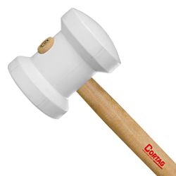 Martelo de Borracha Branco 80mm (61279) - Cortag