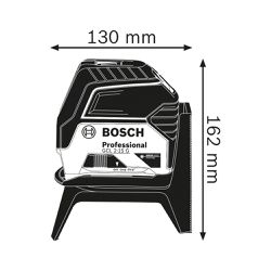 Nível Laser Combinado de 15 Metros GCL 2-15 G com maleta - BOSCH