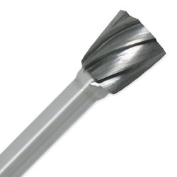 Lima Rotativa Cônica Invertida Para Alumínio 8mm (45,0115) - Rocast