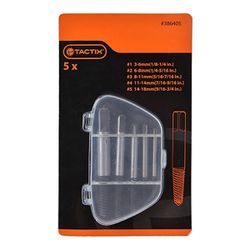 Jogo Extrator de Parafuso Em Aço Carbono Com 5 Peças (386405) - Tactix