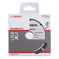 Disco Diamantado Multimaterial Segmentado 110mm (2608615229) - Bosch