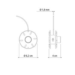 Kit Carretel 1 Fio de Nylon 1,8mm x 8m Com 3 Unidades (78799/463) - Tramontina