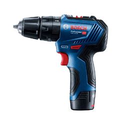 Parafusadeira e Furadeira de Impacto a Bateria de 3/8'' Bosch GSB 12V-30, 12V, 2 Baterias 2,0Ah, Carregador Rápido BIVOLT em Maleta