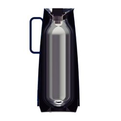 Bule Térmico em Plástico Marmorizado Azul - Exata 1L (61636/221) - Tramontina