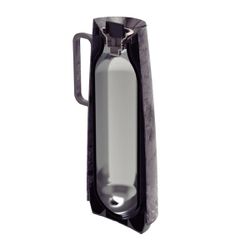 Bule Térmico em Plástico Marmorizado Cinza - Exata 1L (61636/222) - Tramontina
