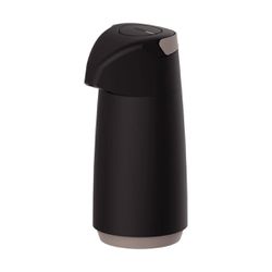 Garrafa Térmica Com Bomba em Plástico Preto - Exata 1L (61639/103) - Tramontina