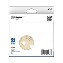 Disco de Lixa Com Velcro 125mm - GR. 180 Com 5 Peças (2608605118) - Bosch