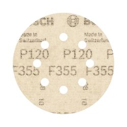 Disco de Lixa Com Velcro 125mm - GR. 120 Com 5 Peças (2608605117) - Bosch