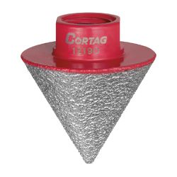 Fresa Diamantada Cônica Reta M14 - 5 á 35mm (60210) - Cortag