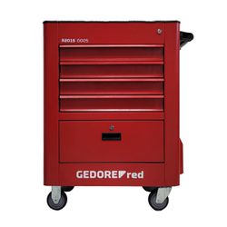 Carrinho P/ Ferramenta C/ 4 Gavetas Vermelho (S20150005) - Gedore RED