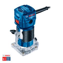 Tupia Bosch GKF 550 com 550W, com 2 Pinças