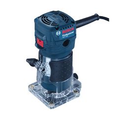 Tupia Bosch GKF 550 com 550W, com 2 Pinças