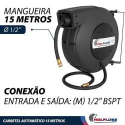 Carretel Automático Blindado Com Mangueira (3011) - Lupus
