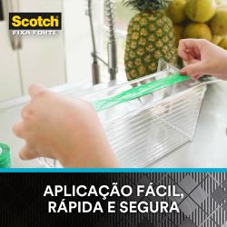 Fita Dupla Face Scotch Fixa Forte Transparente 19mm x 2m (CM0134-HM) - 3M