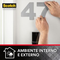 Fita Dupla Face Scotch Fixa Forte Extrema 12mm x 2m (HB004750087) - 3M