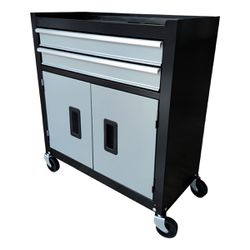 Carrinho Gabinete Fechado Para Ferramentas Com 6 Gavetas Preto e Cinza (O326424) - Onsite