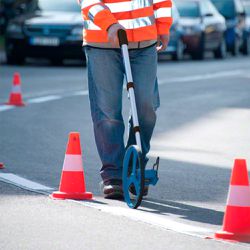 Roda de Medição Bosch GWM 32 com bolsa de proteção