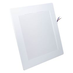 Plafon Branco Quadrado de Embutir em LED 18W (520,0046) - Noll Led