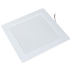 Plafon Branco Quadrado de Embutir em LED 18W (520,0046) - Noll Led