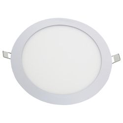 Plafon Branco Redondo de Embutir em LED 18W (520,0042) - Noll Led