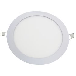 Plafon Branco Redondo de Embutir em LED 24W (520,0044) - Noll Led