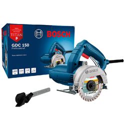 Serra Mármore Bosch a seco GDC 150 TITAN 1500W 
