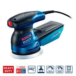 Lixadeira Roto Orbital Bosch GEX 125-1 AE 250W com 1 Coletor de pó