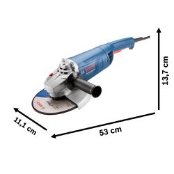 Esmerilhadeira 9'' Bosch GWS 2200-230 VULCANO 2200W