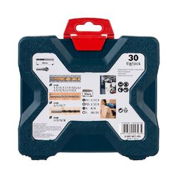 Kit de Pontas e Brocas em Titânio X-Line 30 peças - Bosch