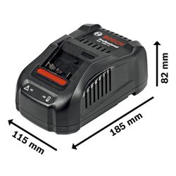 Kit Carregador Rápido e 2 Baterias Procore 18V - 8,0AH (GAL 1800 CV) - Bosch
